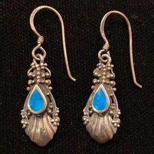 Sterling Turquoise Earrings